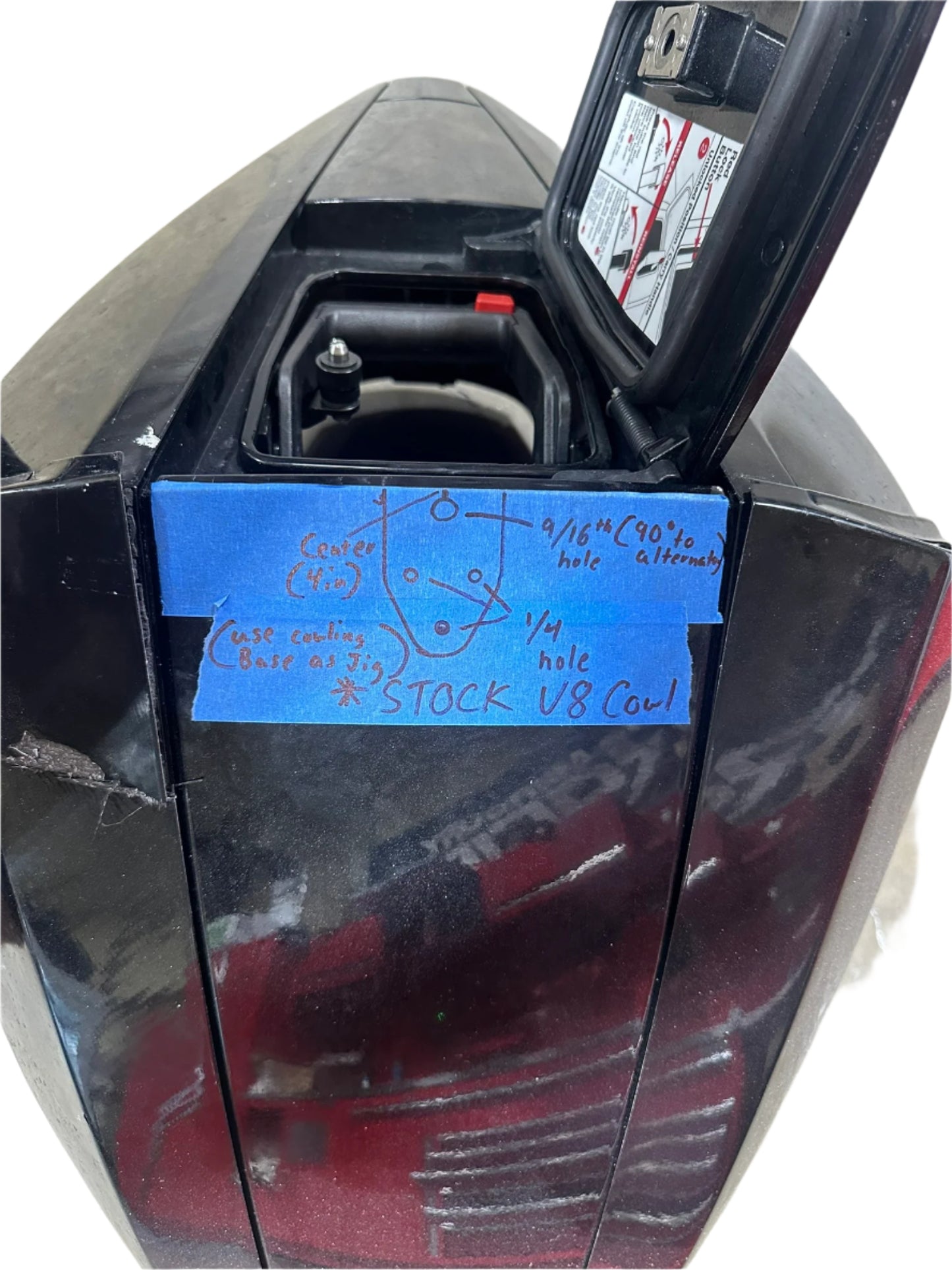 STR V-8 Hood Pin Kit